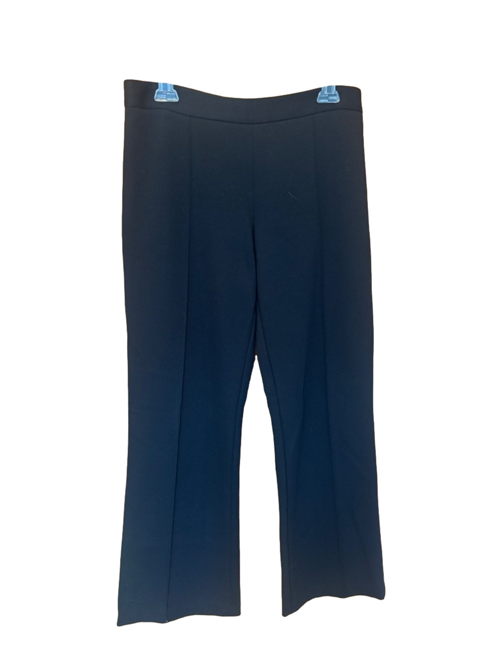 Alice + Olivia Employed Black Stretch Straight Leg Tailored Pants w/ Back Zipper